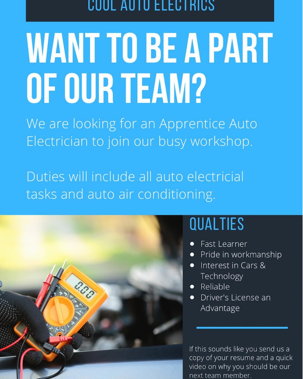 Cool Auto Electrics | 13 Frederick St, Clermont QLD 4721, Australia | Phone: (07) 4983 1000