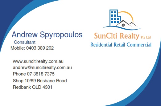 Sunciti Realty Pty Ltd | Shop 10/59 Brisbane Rd, Redbank QLD 4301, Australia | Phone: 0403 389 202