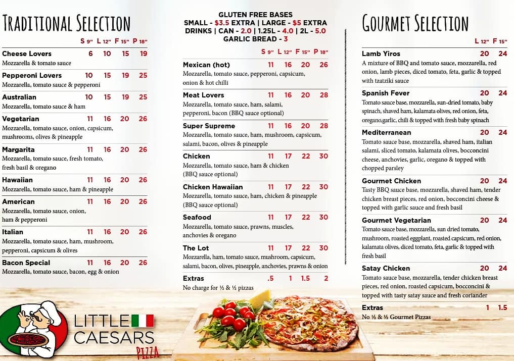 Little Caesars Pizza Eden Hills | restaurant | shop1/276 Shepherds Hill Rd, Eden Hills SA 5050, Australia | 0882781801 OR +61 8 8278 1801