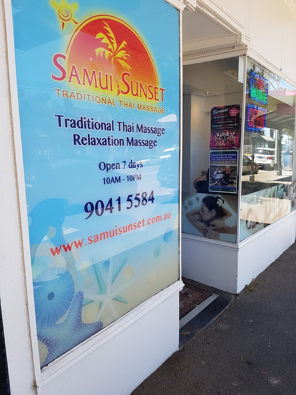 Samui Sunset Traditional Thai Massage | spa | 169 Victoria Ave, Albert Park VIC 3206, Australia | 0390415584 OR +61 3 9041 5584