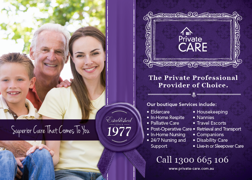 Eldercare (now trading as Private Care Pty Ltd) | 1/345 Pacific Hwy, Lindfield NSW 2070, Australia | Phone: (02) 9416 6922