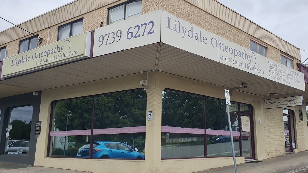 Lilydale Osteopathy & Natural Health Care | gym | Maroondah Hwy, Lilydale VIC 3140, Australia | 0397396272 OR +61 3 9739 6272