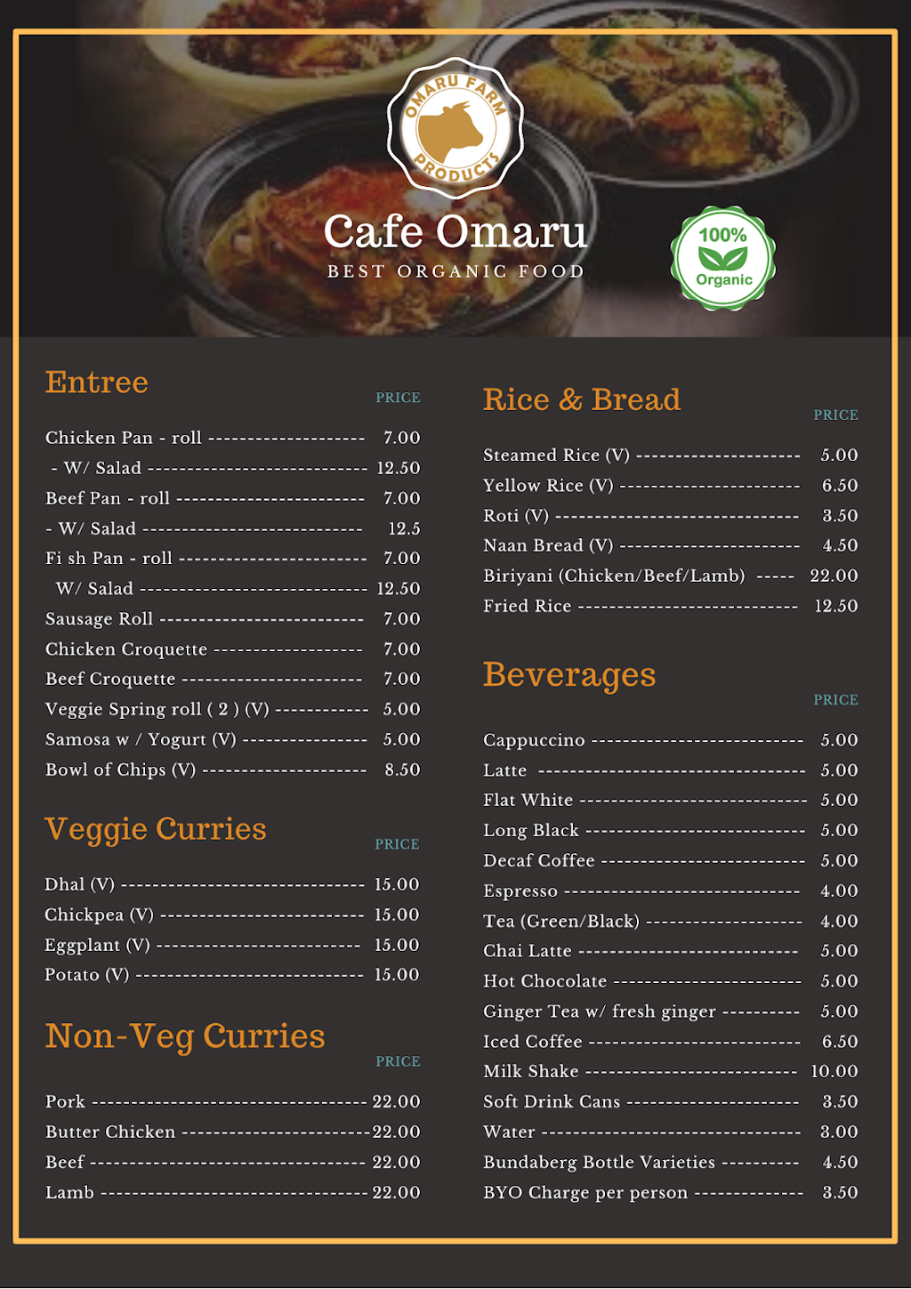 Cafe Omaru | 776 Ventnor Rd, Ventnor VIC 3922, Australia | Phone: 0427 558 536