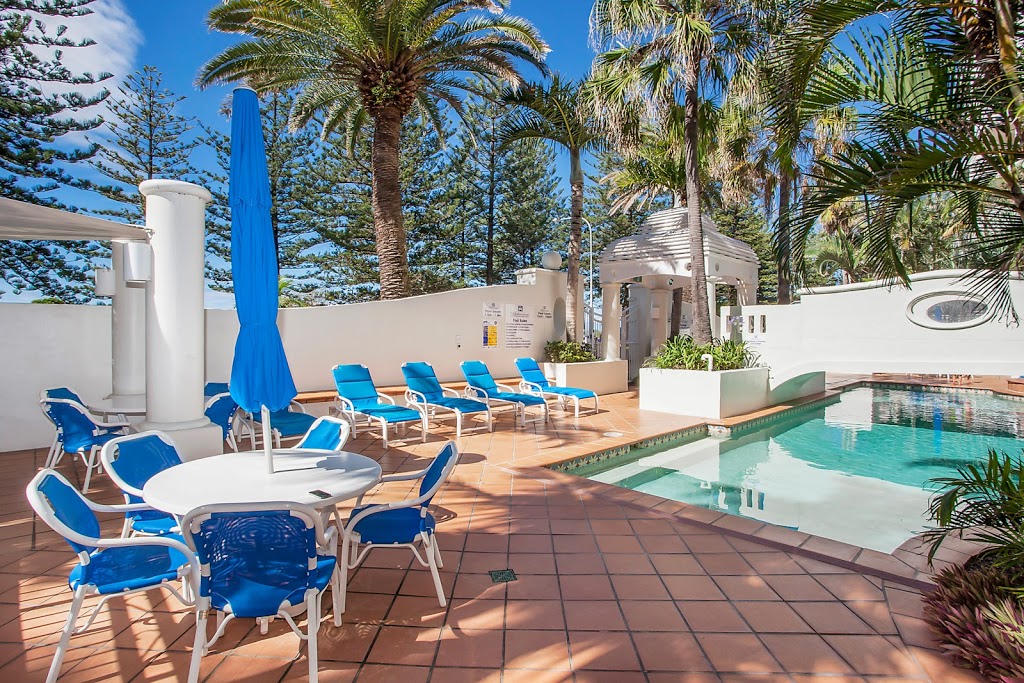 Burleigh Mediterranean Resort | 220 The Esplanade, North Burleigh QLD 4220, Australia | Phone: (07) 5535 7188