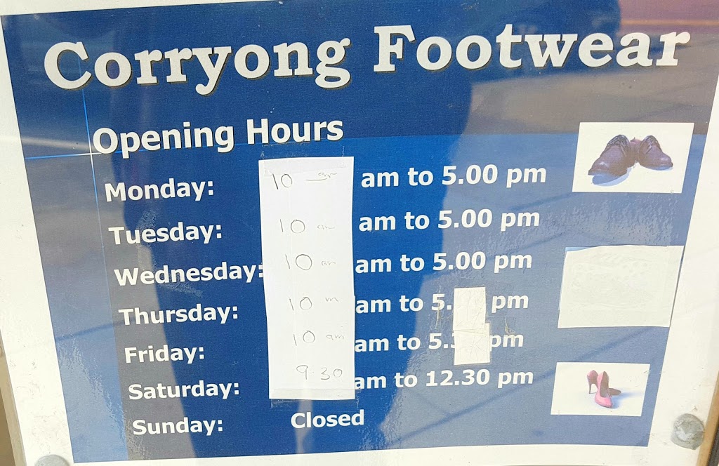 Corryong Footwear | shoe store | 21 Hanson St, Corryong VIC 3707, Australia | 0260761277 OR +61 2 6076 1277