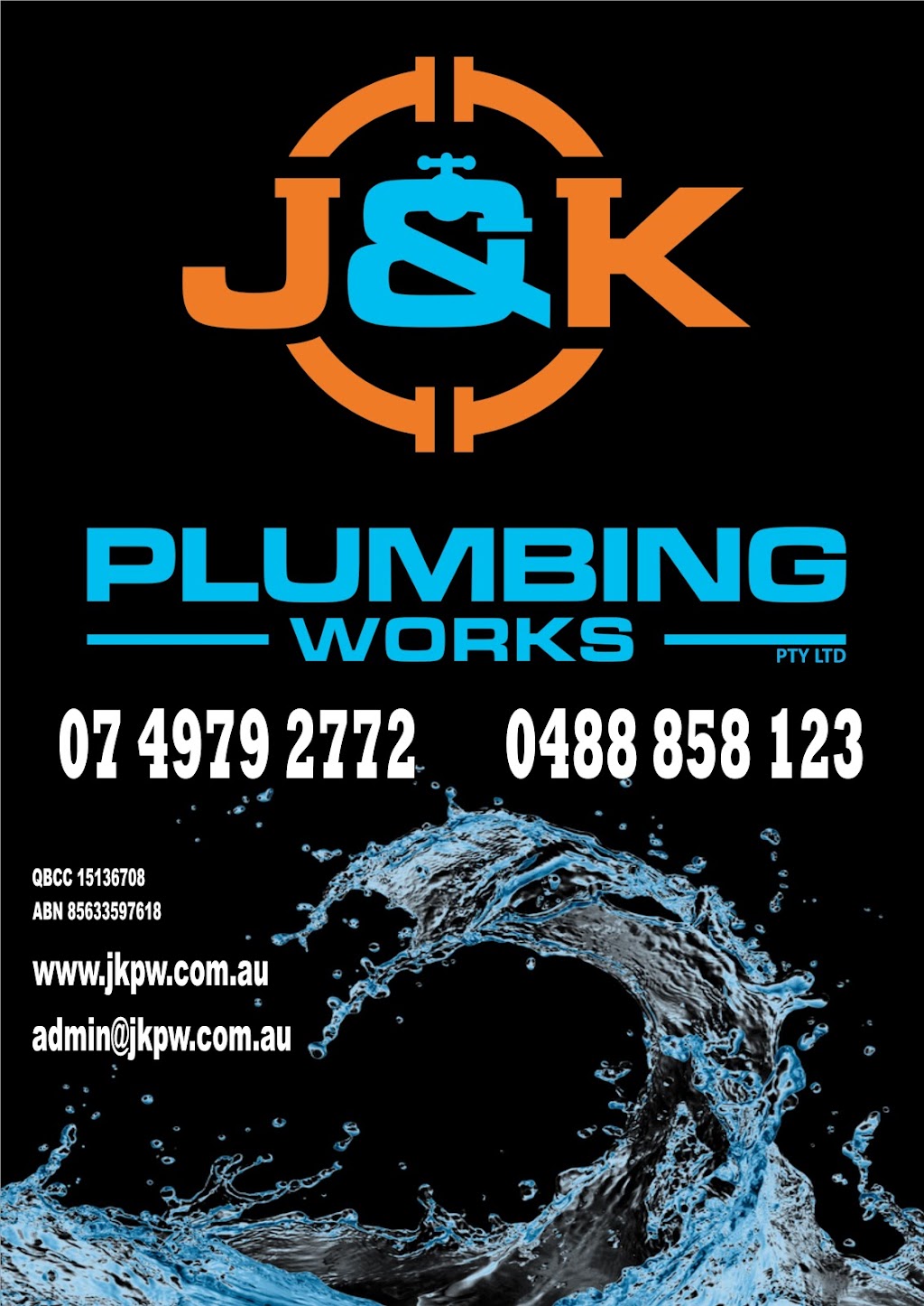 J & K Plumbing Works Pty Ltd | plumber | 6 Corby Cl, Telina QLD 4680, Australia | 0749792772 OR +61 7 4979 2772