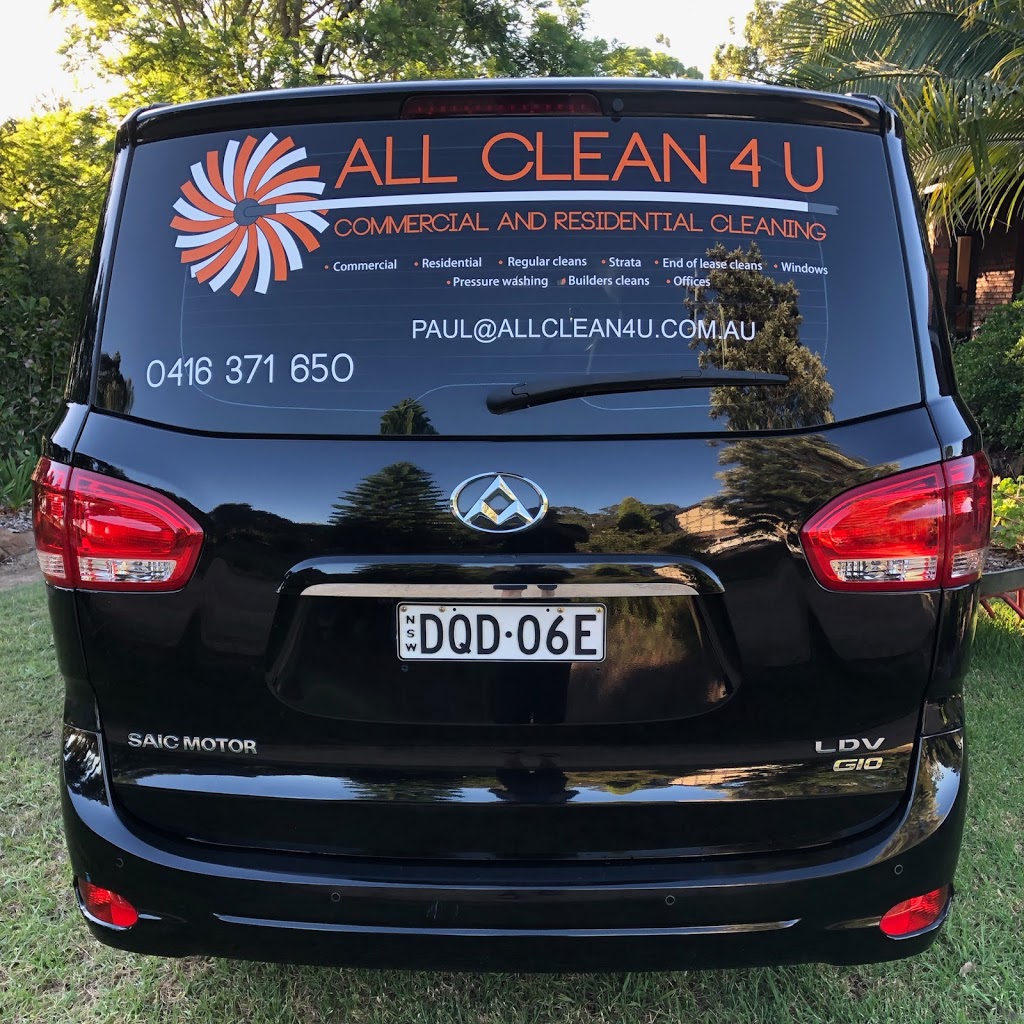 All Clean 4 U | 123 Annangrove Rd, Annangrove NSW 2156, Australia | Phone: 0416 371 650