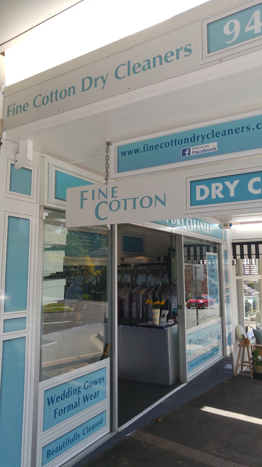 Fine Cotton Dry Cleaners | laundry | 35 Redleaf Ave, Wahroonga NSW 2076, Australia | 0294875572 OR +61 2 9487 5572