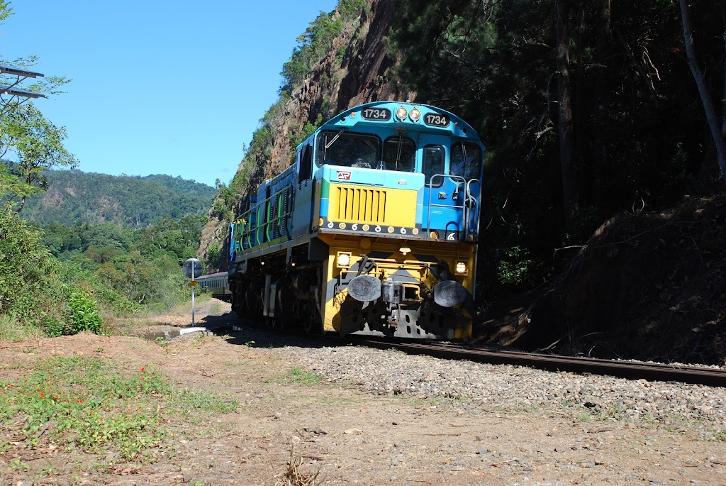 Kuranda rail crosses Douglas Track | park | Barron Gorge QLD 4870, Australia | 0414186890 OR +61 414 186 890