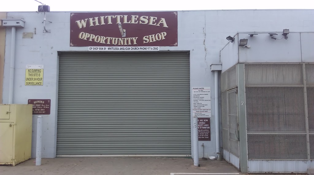 Whittlesea Opportunity Shop | store | 7 Laurel St, Whittlesea VIC 3757, Australia | 0397163144 OR +61 3 9716 3144