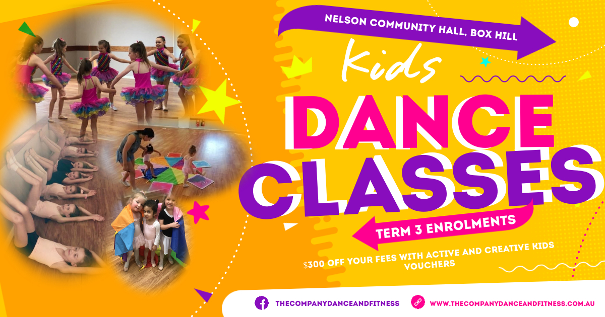 The Company Dance & Fitness | Community Hall, 15 Nelson Rd, Box Hill NSW 2765, Australia | Phone: 0405 457 213