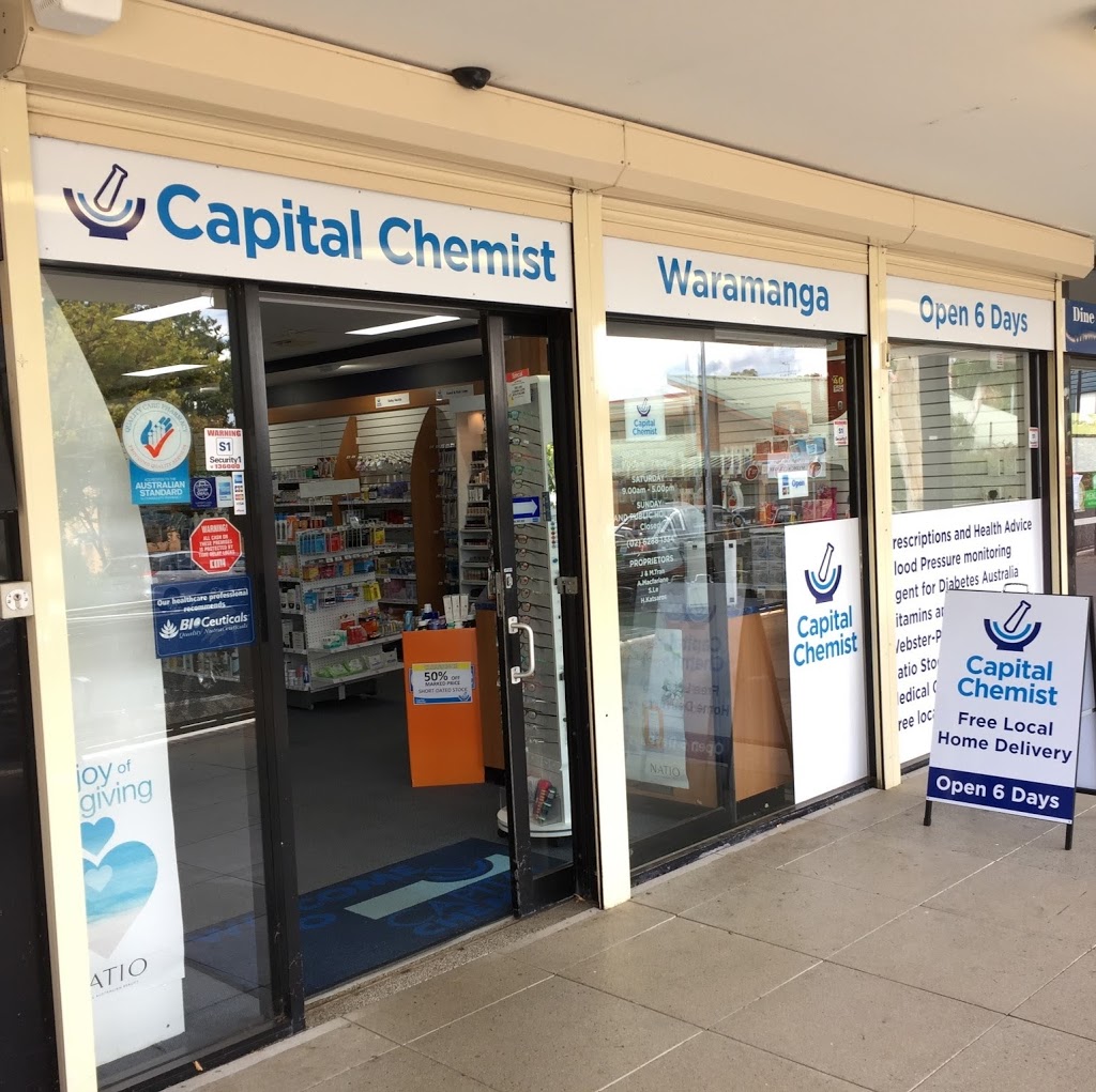 Capital Chemist | pharmacy | Waramanga Shopping Centre, 3 Damala Street, Waramanga ACT 2611, Australia | 0262881334 OR +61 2 6288 1334