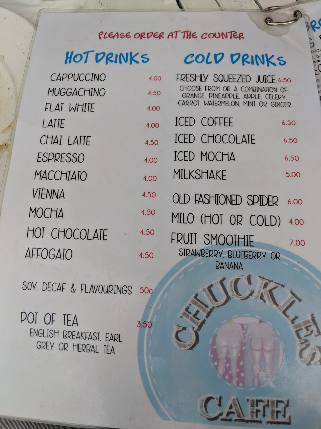 Chuckles Cafe | cafe | Unit 7/77 Memorial Dr, Eumundi QLD 4562, Australia