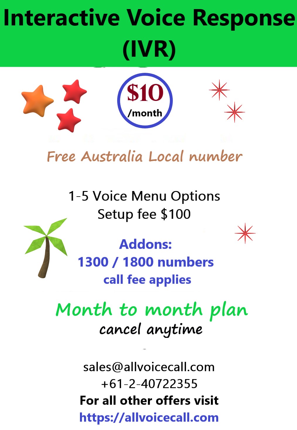 All Voice Call |  | U 11/98-102 Victoria St, Werrington NSW 2747, Australia | 0240722355 OR +61 2 4072 2355