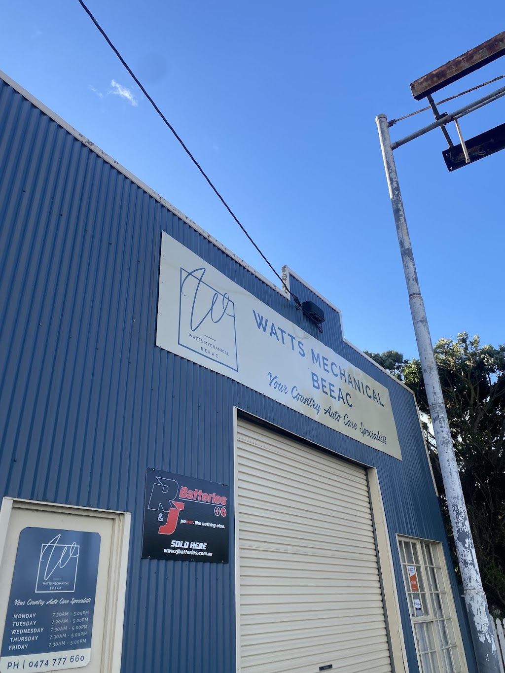 Watts Mechanical Beeac | 55 Main St, Beeac VIC 3251, Australia | Phone: 0474 777 660 Watts Mechanical Beeac | 55 Main St, Beeac VIC 3251, Australia | Phone: 0474 777 660