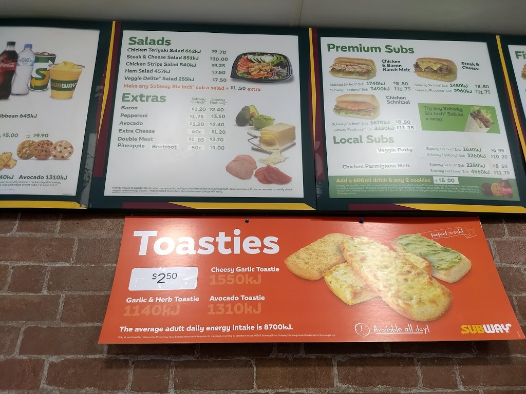 Subway | Shopping Center, Shop 4/13 Eramosa Rd W, Somerville VIC 3912, Australia | Phone: (03) 5977 8800