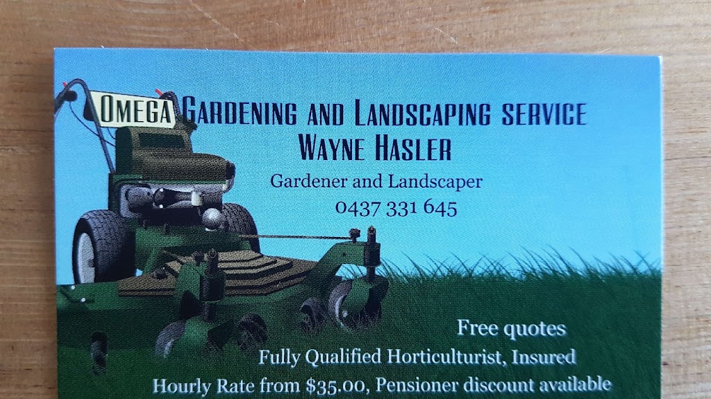 Omega Gardening and Landscaping Service | 78 Gardenia Rd, Risdon Vale TAS 7016, Australia | Phone: 0437 331 645