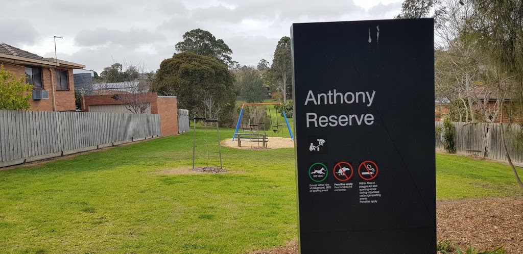 Anthony Avenue Reserve | park | 1A Irene Ct, Doncaster VIC 3108, Australia | 0398409333 OR +61 3 9840 9333