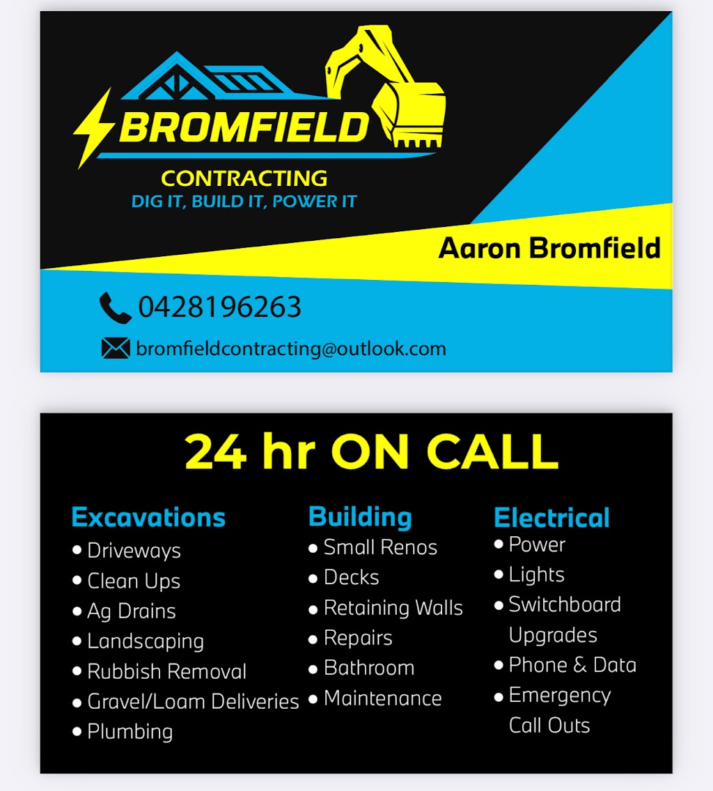 Bromfield Contracting | 24 Fourth Ave, Dodges Ferry TAS 7173, Australia | Phone: 0428 196 263