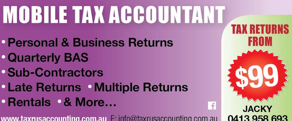 Tax R Us Accounting | accounting | 13 Mottram Pl, Morley WA 6062, Australia | 0413958693 OR +61 413 958 693