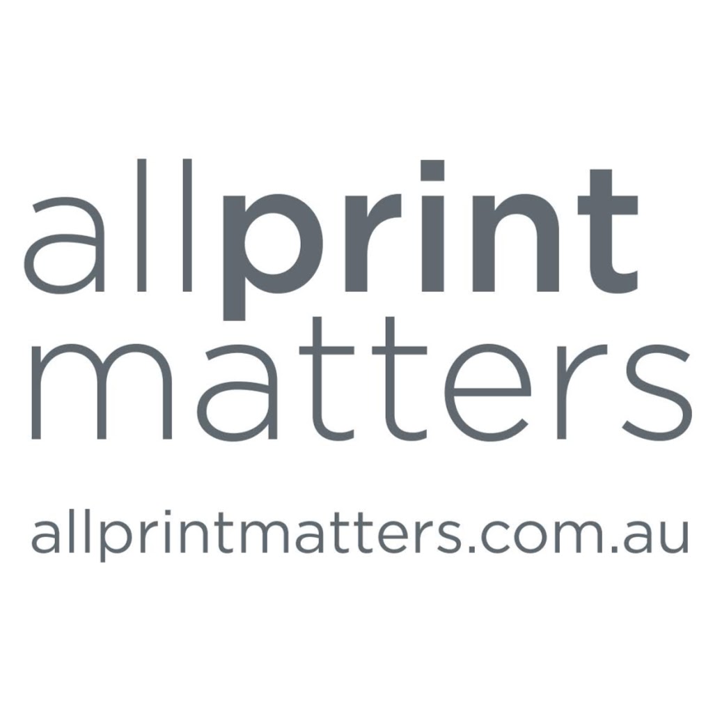 All Print Matters | 128 Cecily St, Lilyfield NSW 2040, Australia | Phone: 0418 224 581