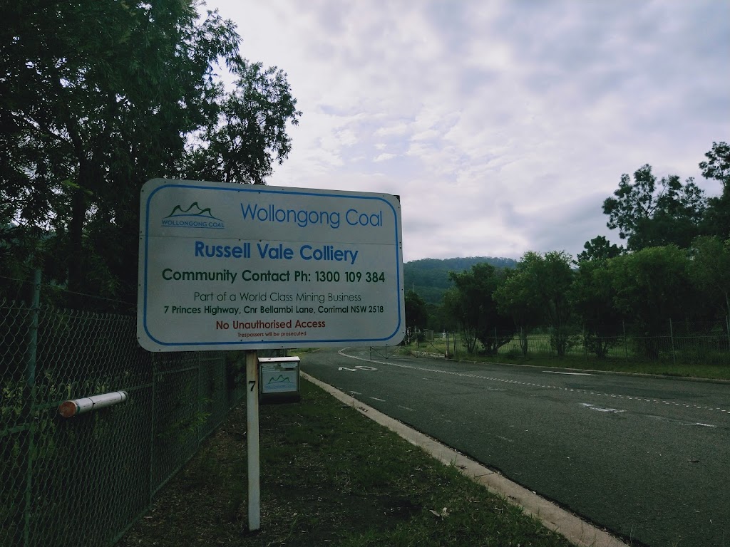 Russell Vale Colliery | Unnamed Road, Bellambi NSW 2518, Australia | Phone: 1300 109 384