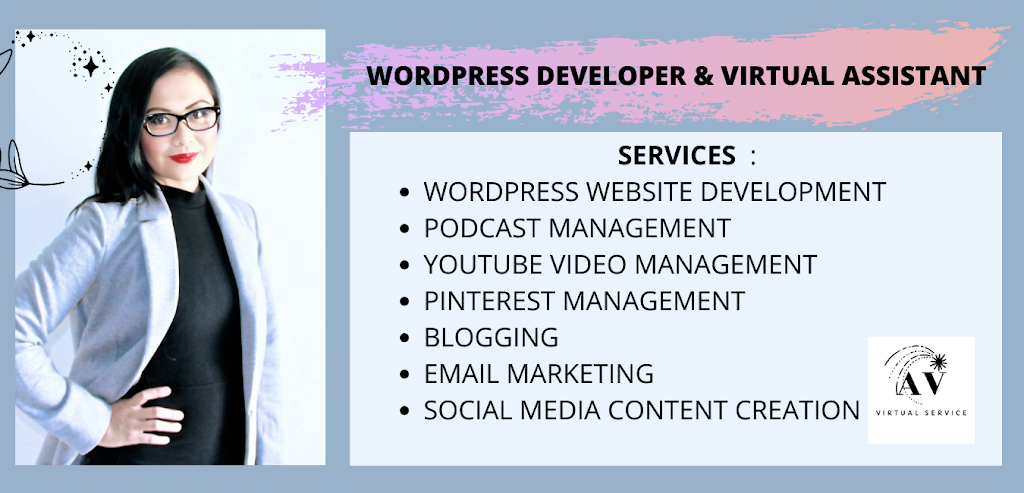 WordPress Developer & Virtual Assistant -AA Virtual Services | 42/60 Caseys Rd, Hope Island QLD 4212, Australia | Phone: 0421 349 825