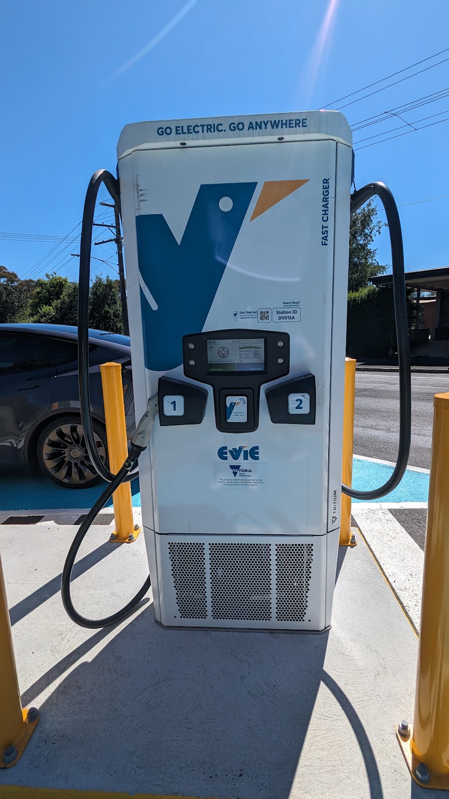 Evie Charging Station | 30 Smith St, Macedon VIC 3440, Australia | Phone: 1300 463 843