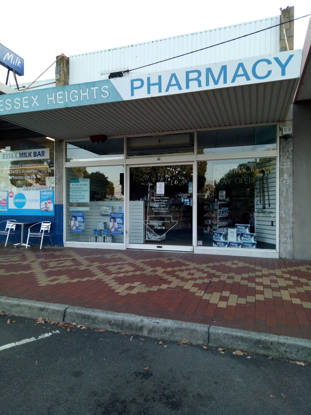 Essex Heights Pharmacy | pharmacy | 56 Essex Rd, Mount Waverley VIC 3149, Australia | 0398074860 OR +61 3 9807 4860