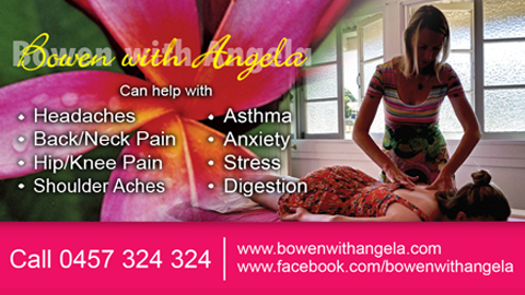 Bowen with Angela | health | 11 Rectory St, Pomona QLD 4568, Australia | 0457324324 OR +61 457 324 324