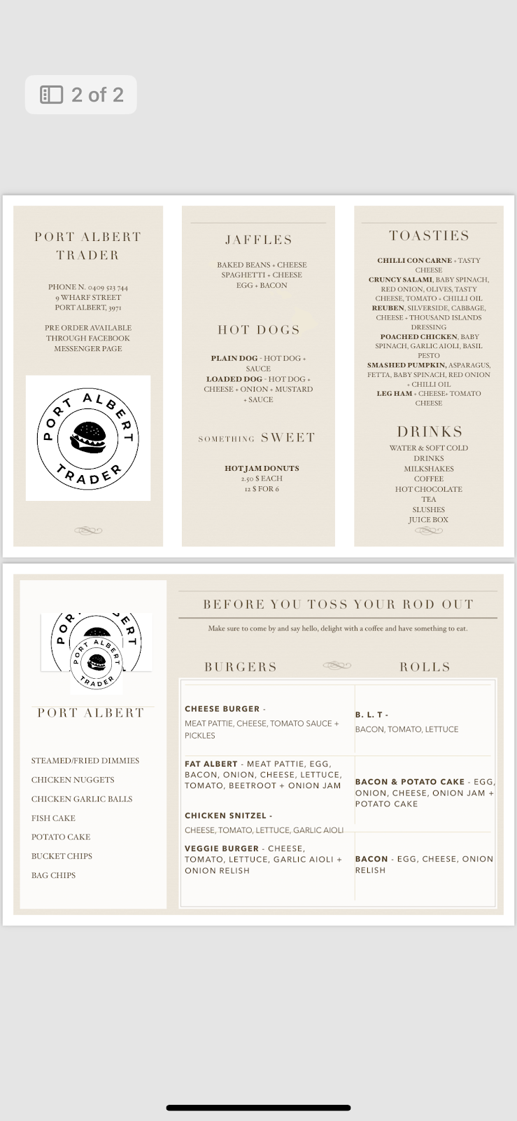 Port Albert Trader | 9 Wharf St, Port Albert VIC 3971, Australia | Phone: 0409 523 744