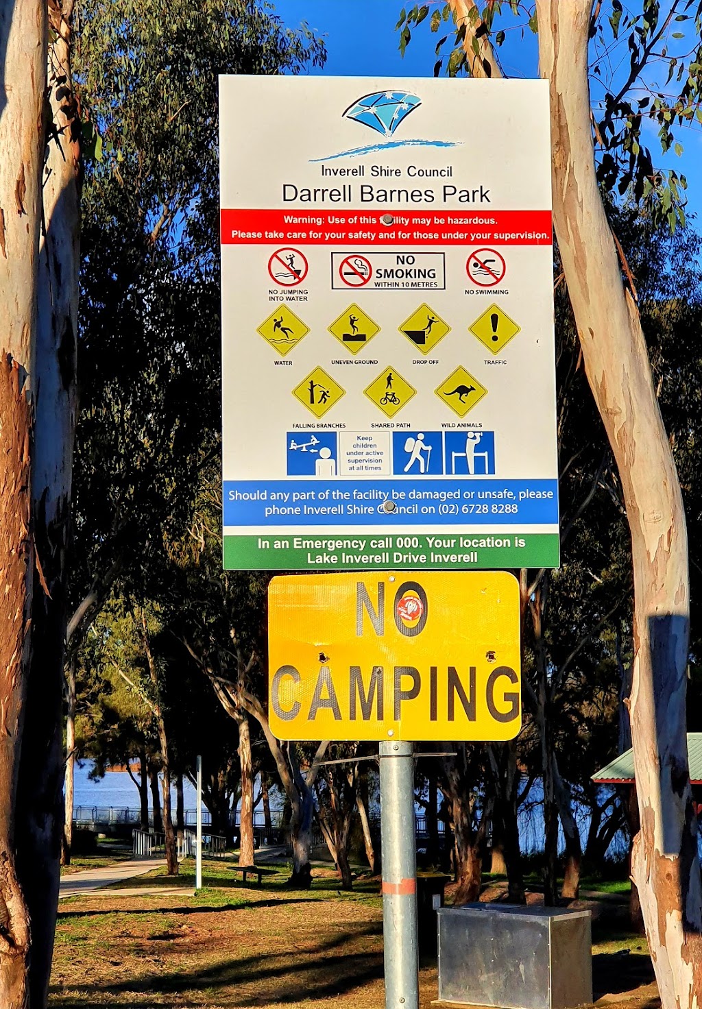 Darrell Barnes Park | park | Lake Inverell Dr, Inverell NSW 2360, Australia | 0267288288 OR +61 2 6728 8288