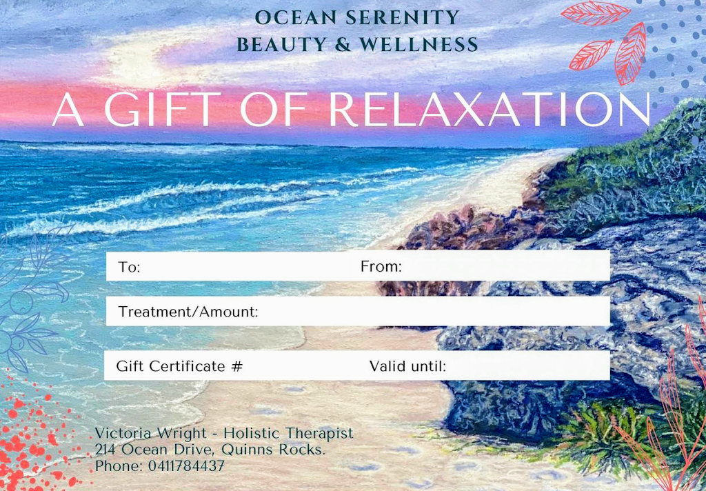 Ocean Serenity Beauty & Wellness | spa | 214 Ocean Dr, Quinns Rocks WA 6030, Australia | 0411784437 OR +61 411 784 437