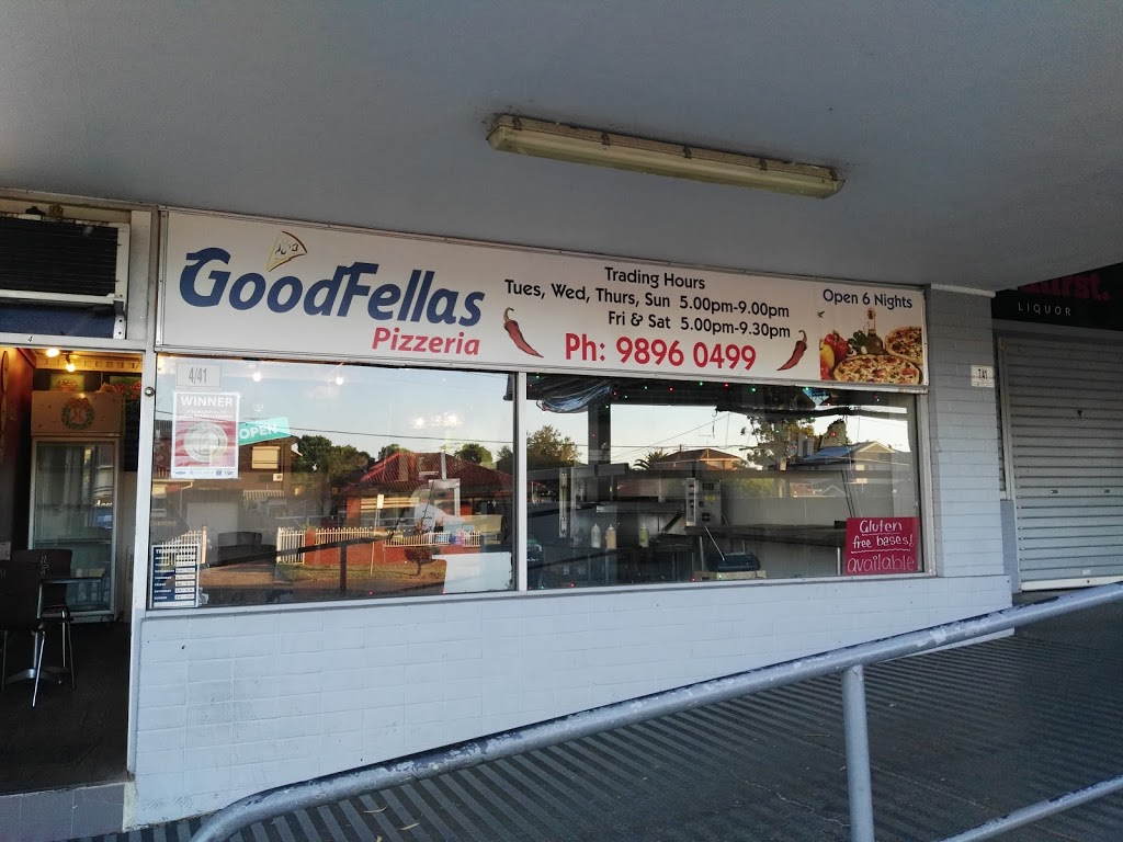 Goodfellas Pizzeria | meal delivery | 4/41-51 Bathurst St, Greystanes NSW 2145, Australia | 0298960499 OR +61 2 9896 0499