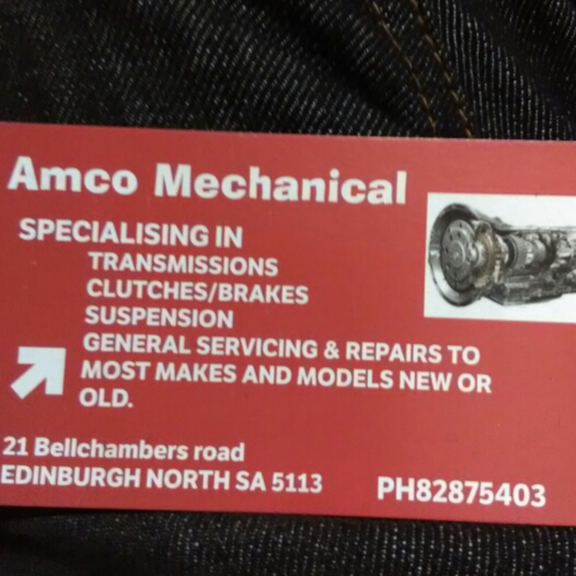 Amco mechanical | 21 Bellchambers Rd, Edinburgh North SA 5113, Australia | Phone: (08) 8287 5403