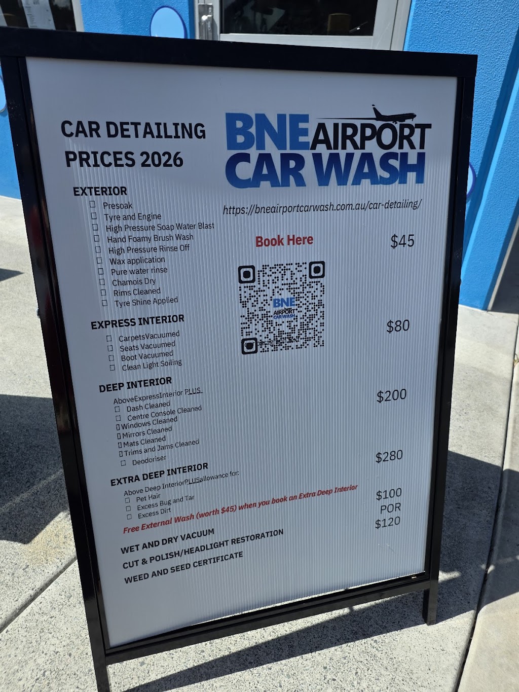 BNE Airport Carwash | 1 Daintree Rd, Brisbane Airport QLD 4008, Australia | Phone: 0489 273 143