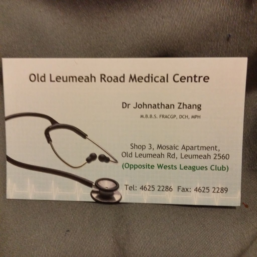 Old Leumeah Road Medical Centre | Shop 3/541 Pembroke Rd, Leumeah NSW 2560, Australia | Phone: (02) 4625 2286