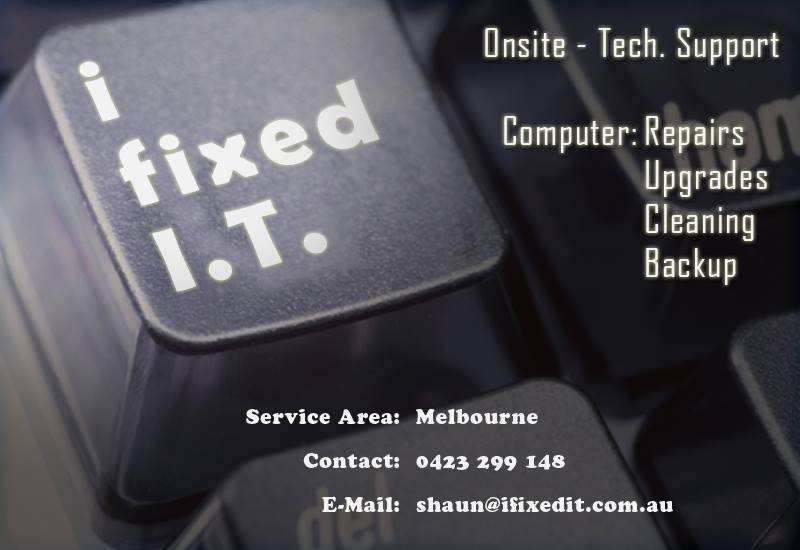 I Fixed IT |  | Cape Otway VIC 3233, Australia | 0423299148 OR +61 423 299 148