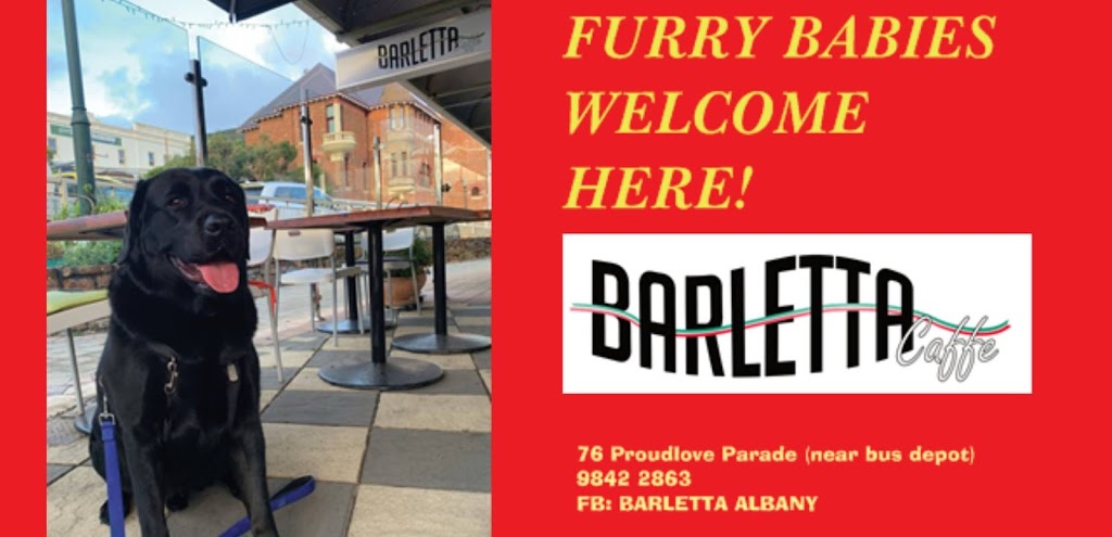 Barletta Caffe | cafe | 76 Proudlove Parade, Albany WA 6330, Australia | 0898422863 OR +61 8 9842 2863