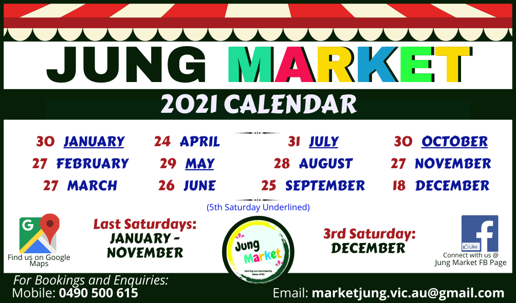 Jung Market |  | Jung Recreation Reserve Rd, Jung VIC 3401, Australia | 0490500615 OR +61 490 500 615