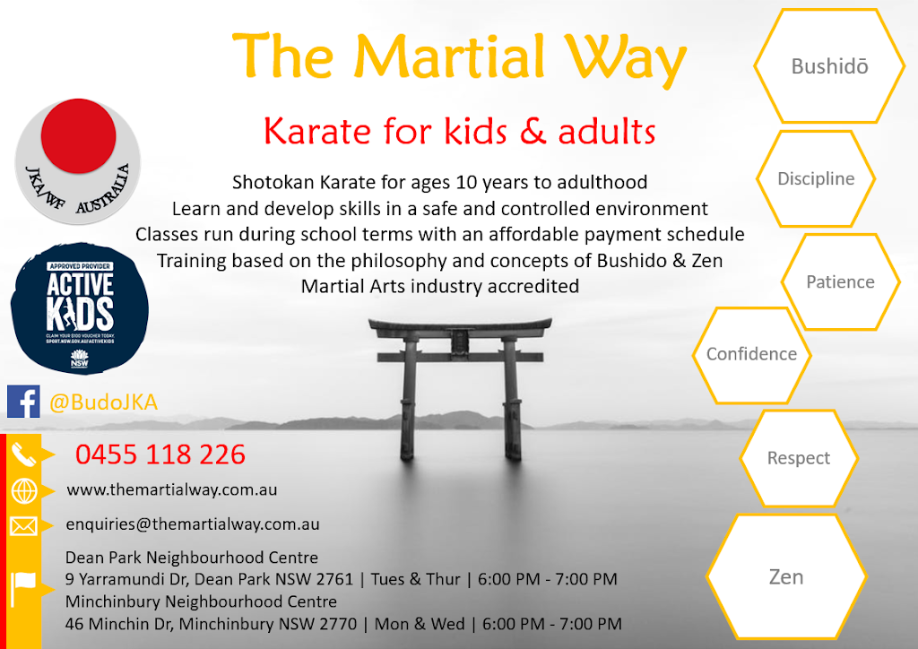 The Martial Way - Karate School | 9 Yarramundi Dr, Dean Park NSW 2761, Australia | Phone: 0455 118 226