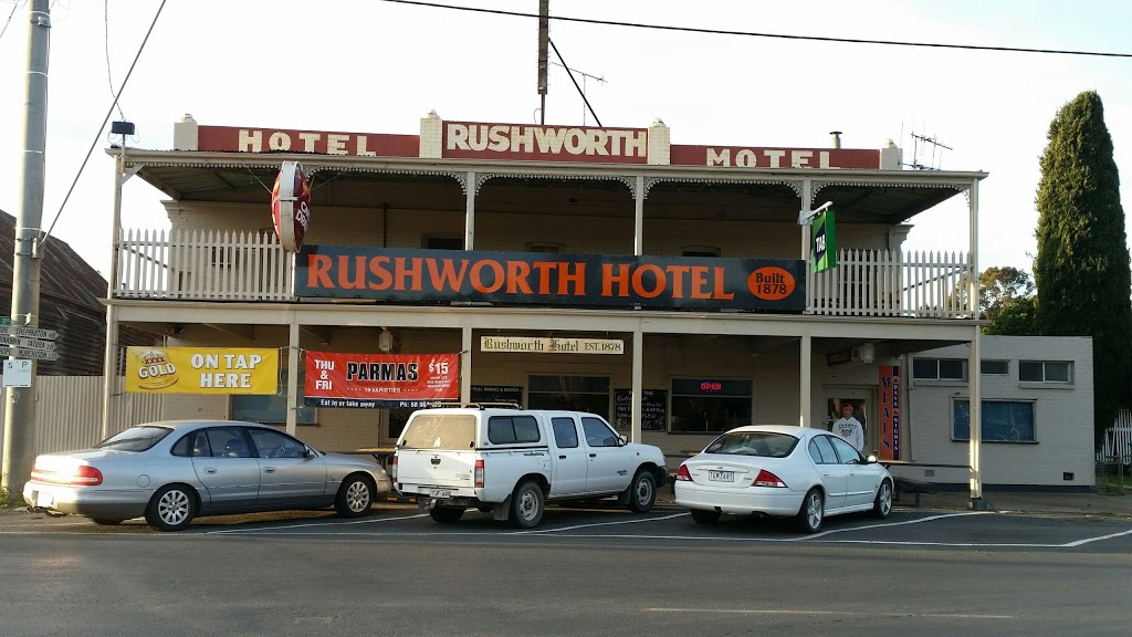 Rushworth Hotel | restaurant | 15 Moora Rd, Rushworth VIC 3612, Australia | 0358561420 OR +61 3 5856 1420