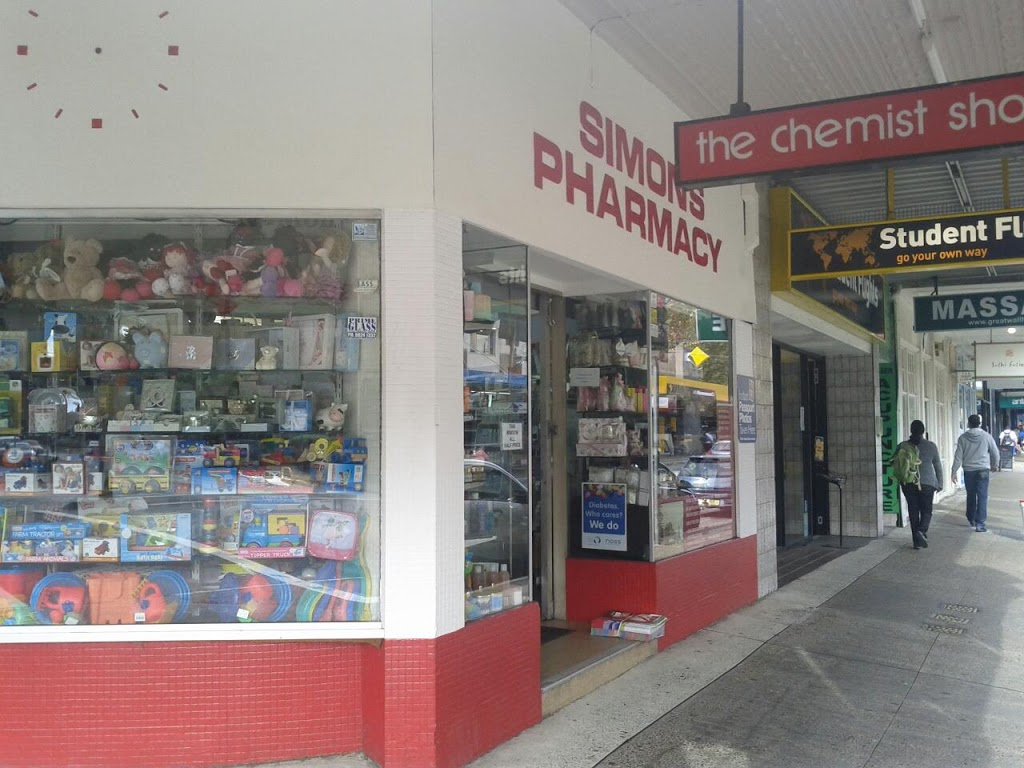 Simons Pharmacy | pharmacy | 1 Belmore Rd, Randwick NSW 2031, Australia | 0293993040 OR +61 2 9399 3040