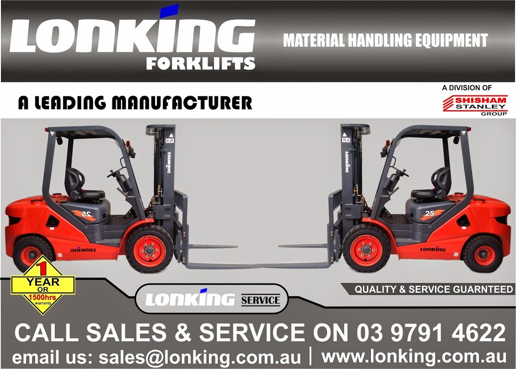 Lonking Forklifts | 5 Bennet St, Dandenong VIC 3175, Australia | Phone: (03) 9791 4622