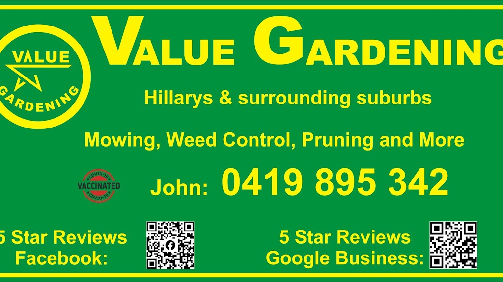 Value Gardening Hillarys | 6 Coolangatta Retreat, Hillarys WA 6025, Australia | Phone: 0419 895 342