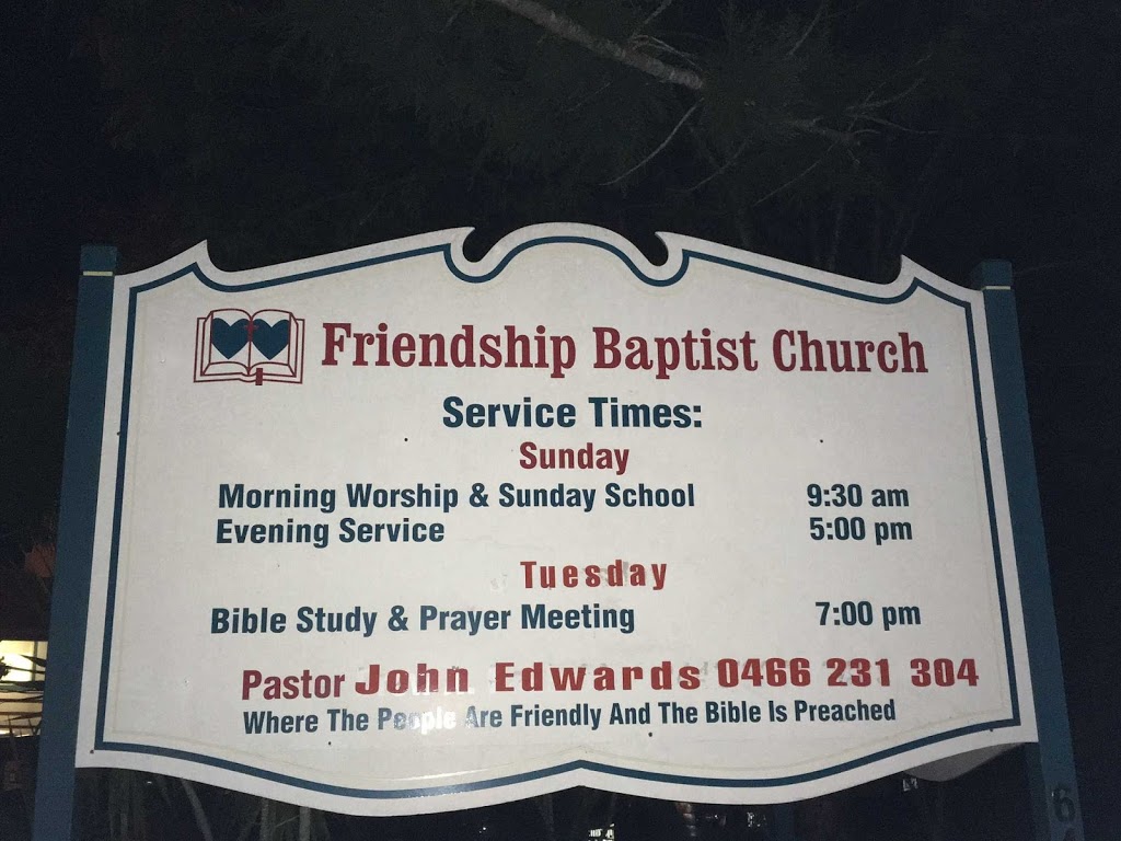 Friendship Baptist Church | church | 645 Mount Crosby Rd, Mount Crosby QLD 4306, Australia