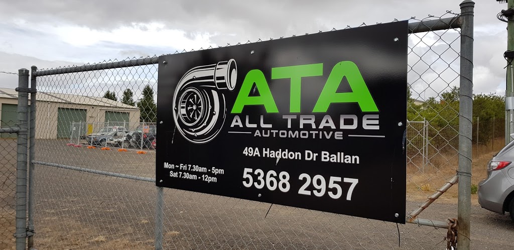 All Trade Automotive | car repair | 49 Haddon Dr, Ballan VIC 3342, Australia | 0353682967 OR +61 3 5368 2967