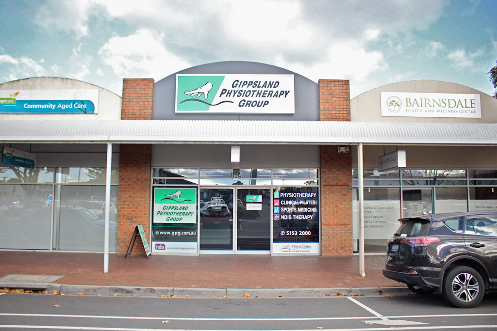 Gippsland Physiotherapy Group Bairnsdale | 115A Nicholson St, Bairnsdale VIC 3875, Australia | Phone: (03) 5153 2000