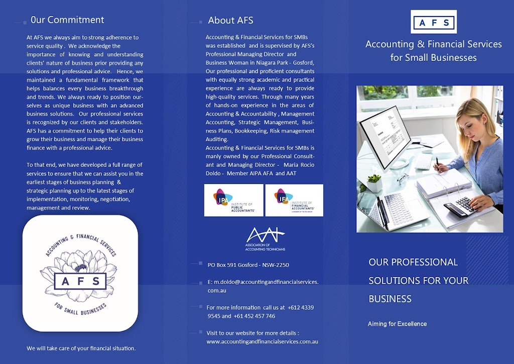 Accounting & Financial Services for SMBs | 35 Joppa St, Niagara Park NSW 2250, Australia | Phone: 0452 457 746