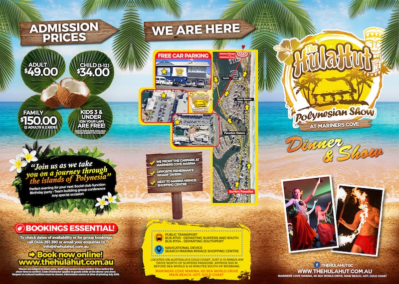 The Hula Hut - Polynesian Show | 60 Seaworld Dr, Main Beach QLD 4217, Australia | Phone: 0414 261 350